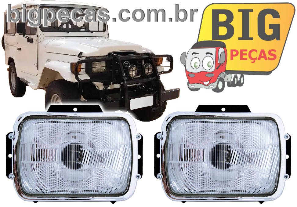 FAROL H4 TOYOTA BANDEIRANTE/ FORD SAPÃO E OUTROS