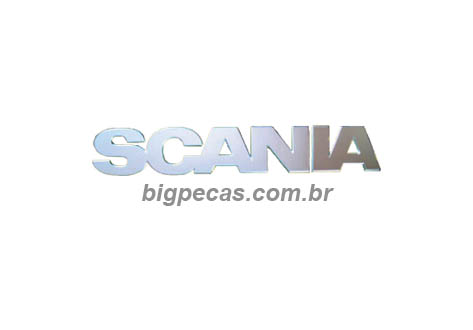 EMBLEMA SCANIA FRONTAL CROMADO SCANIA S5 G/R (2010 EM DIANTE)