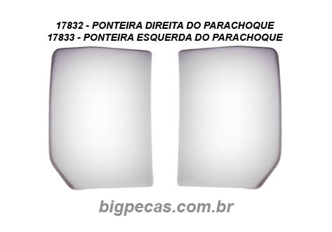 PONTEIRAS DO PARACHOQUE CHEVROLET D11000