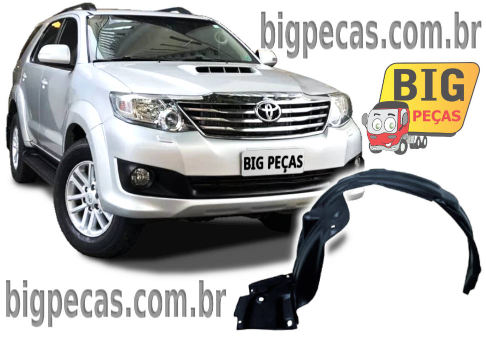 PROTEÇÃO DO PARALAMA DIANTEIRO HILUX SW4 (2012 ATÉ 2015)