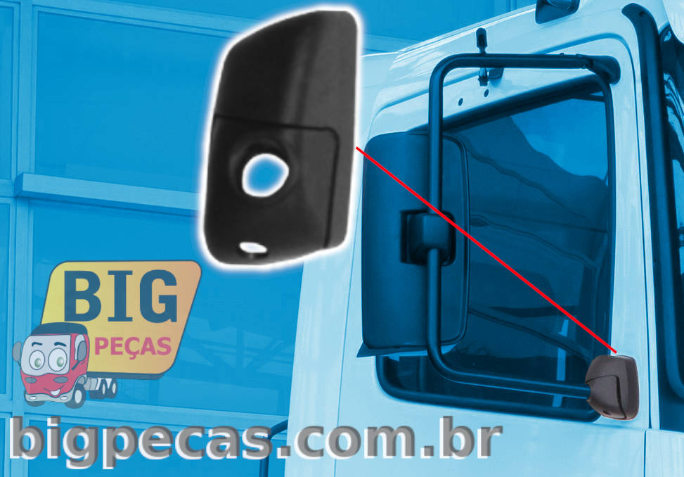 SUPORTE INFERIOR BRAÇO ESPELHO MB AXOR/ATEGO